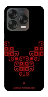 Чохол на ZTE Blade V70 Design Чорно-червона вишиванка фото 1 з 2