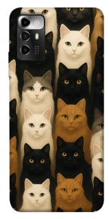 Чохол на ZTE Blade V40 Vita Colorful Cat Collage фото 1 Чохол на ZTE Blade V40 Vita Colorful Cat Collage фото 1 з 1