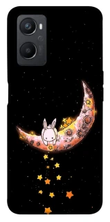 Чехол на Oppo A96 Moon rabbit фото 1 из 1
