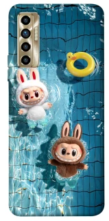 Чохол на TECNO Camon 17P Labubu in the pool фото 1 з 1