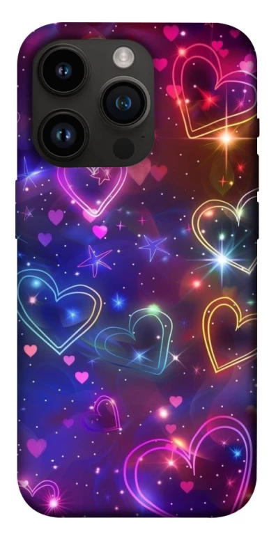 Чехол на Apple iPhone 14 Pro (6.1") Drawn hearts фото 1 из 1