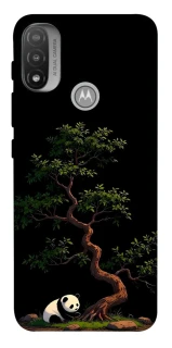 Чехол на Motorola Moto E20 Panda and tree фото 1 из 1
