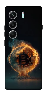 Чохол на Tecno Camon 40 Pro 5G Fire Bitcoin фото 1 з 1