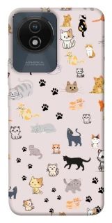 Чохол на Vivo Y02 Cat style ver.1 фото 1 з 1