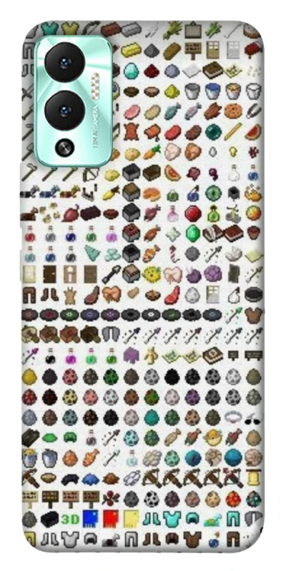 Чохол на Infinix Hot 12 Play Minecraft v2 фото 1 з 1