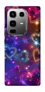 Чохол на Infinix Note 50 Pro Drawn hearts фото 1 з 1