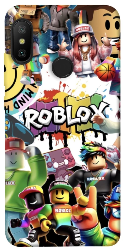 Чохол на Xiaomi Mi A2 Lite / Xiaomi Redmi 6 Pro Roblox Characters Collage фото 1 з 1