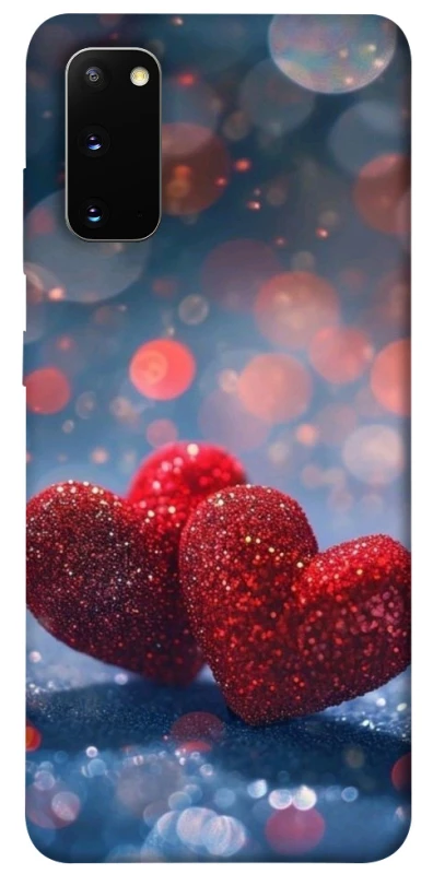 Чохол на Samsung Galaxy S20 Red hearts фото 1 з 1
