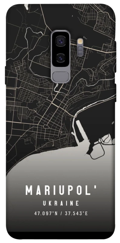 Чехол на Samsung Galaxy S9+ Mariupol map фото 1 из 1