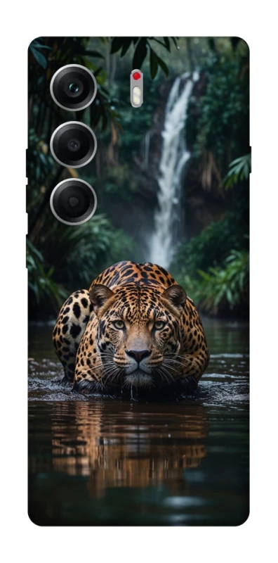 Чехол на Tecno Camon 40 Leopard in water фото 1 из 1