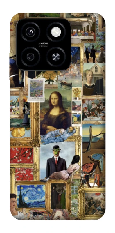 Чохол на ZTE Blade A55 4G Art collage ver.9 фото 1 з 1