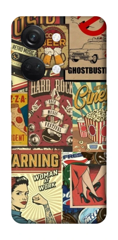Чохол на OnePlus Nord 3 Retro collage ver.2 фото 1 з 1
