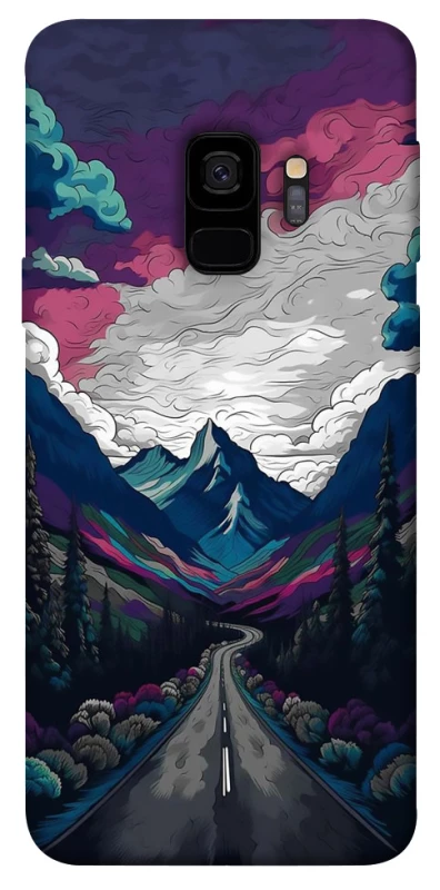 Чехол на Samsung Galaxy S9 Нарисованные горы фото 1 из 1