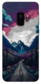 Чехол на Samsung Galaxy S9 Нарисованные горы фото 1 из 1