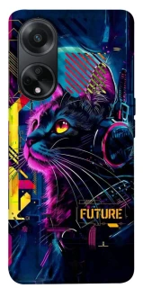 Чохол на Oppo A98 Cyber Cat v2 фото 1 з 1