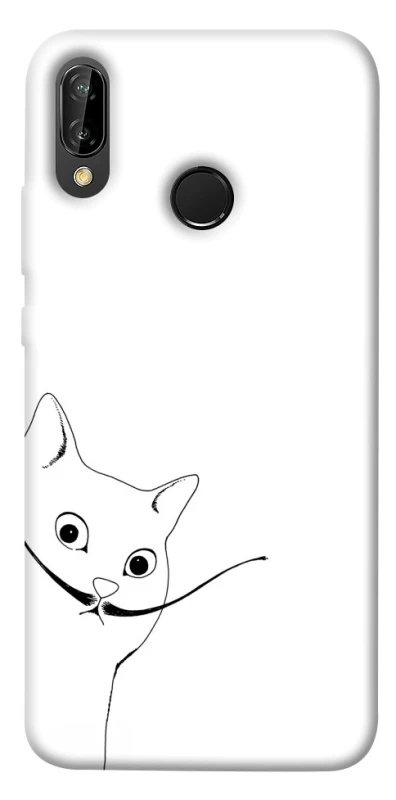 Чохол на Huawei P20 Lite Кіт Дали фото 1 Чохол на Huawei P20 Lite Кіт Дали фото 1 з 1