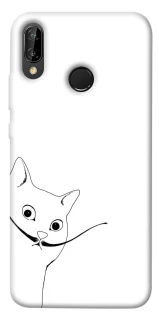 Чохол на Huawei P20 Lite Кіт Дали фото 1 Чохол на Huawei P20 Lite Кіт Дали фото 1 з 1