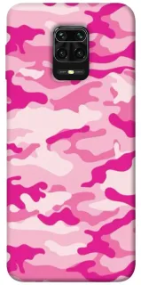 Чехол на Xiaomi Redmi Note 9s / Note 9 Pro / Note 9 Pro Max camouflage pink фото 1 из 1