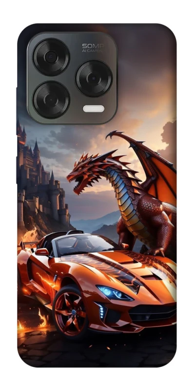 Чохол на ZTE Blade V70 Design Сar and dragon фото 2 з 2