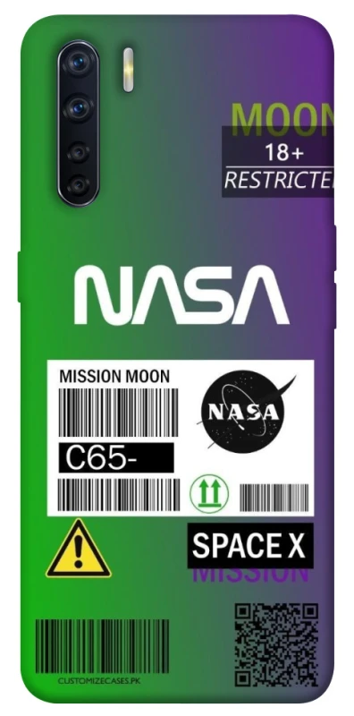 Чехол на Oppo A91 NASA ver.2 фото 1 из 1