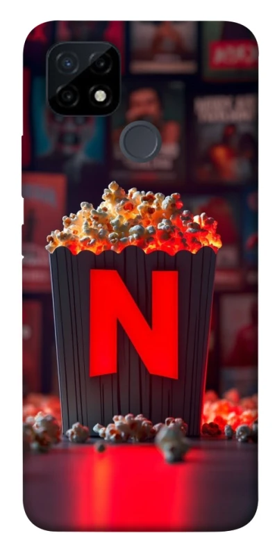Чехол на Realme C12 Netflix and popcorn фото 1 из 1