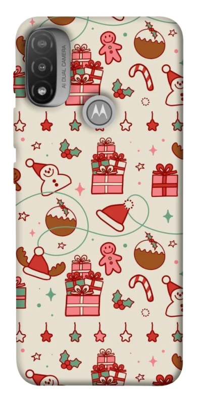 Чохол на Motorola Moto E20 Новорічний v14 фото 1 з 1