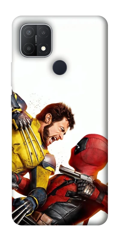 Чехол на Oppo A15s / A15 Deadpool and Wolverine фото 1 из 1