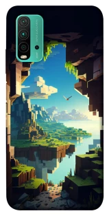 Чохол на Xiaomi Redmi Note 9 4G / Redmi 9 Power Minecraft sunrise фото 1 з 1