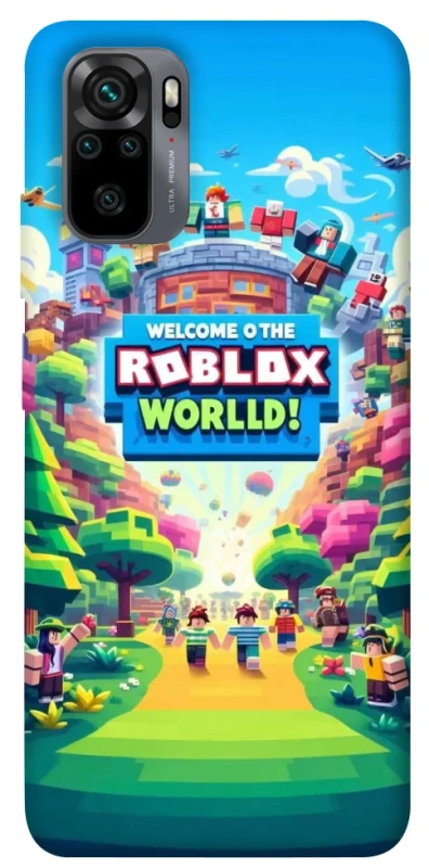 Чехол на Xiaomi Redmi Note 10 / Note 10s Roblox World фото 1 из 1
