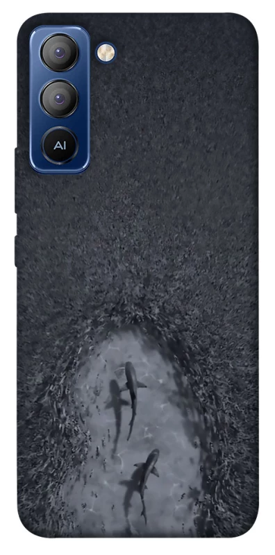 Чехол на TECNO Pop 5 LTE Акула фото 1 из 1