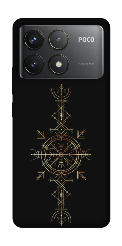 Чохол на Xiaomi Poco F6 Pro Viking Compass фото 1 Чохол на Xiaomi Poco F6 Pro Viking Compass фото 1 з 1