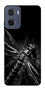 Чохол на Motorola Moto E15 Black dragonfly фото 1 з 1
