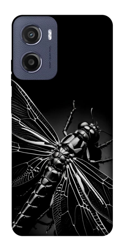 Чехол на Motorola Moto G05 Black dragonfly фото 1 из 1