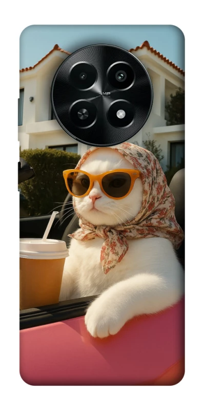 Чехол на Realme Narzo 70x Stylish Cat Cruise фото 1 Чехол на Realme Narzo 70x Stylish Cat Cruise фото 1 из 1