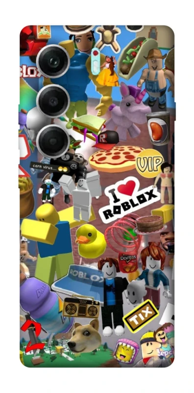 Чохол на Tecno Camon 40 Pro Roblox collage ver.5 фото 1 з 1