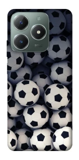 Чехол на Realme C61 Футбольные мячи фото 1 из 1