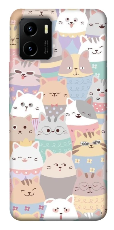 Чехол на Vivo Y15s Funny Kittens ver.2 фото 1 из 1
