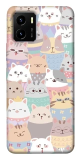Чохол на Vivo Y15s Funny Kittens ver.2 фото 1 з 1