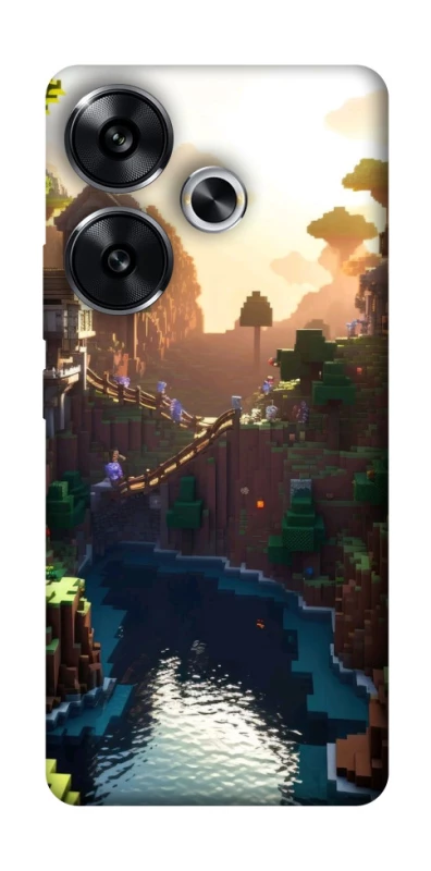 Чохол на Xiaomi Poco F6 Minecraft sunset фото 1 з 1