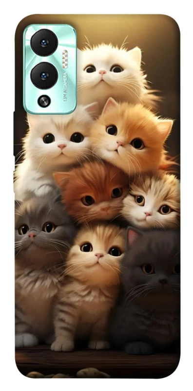 Чохол на Infinix Hot 12 Play Чохол Kittie Love v2 фото 1 з 1