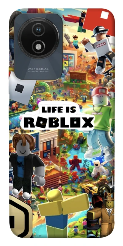 Чохол на Vivo Y02 Life is Roblox фото 1 з 1