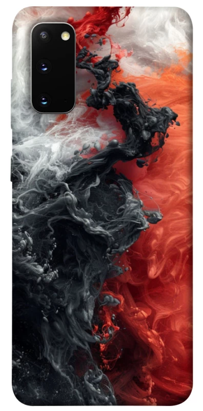 Чохол на Samsung Galaxy S20 Black and Red фото 1 з 1
