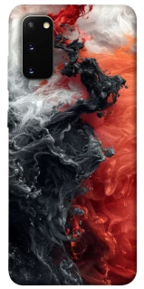Чохол на Samsung Galaxy S20 Black and Red фото 1 з 1