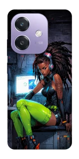 Чохол на Oppo A40m Cyber girl фото 1 з 1