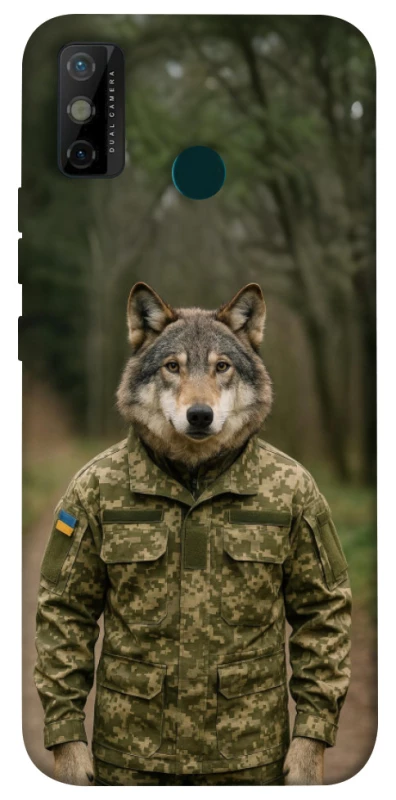 Чохол на TECNO Spark 6 Go Вовк захисник фото 1 з 1