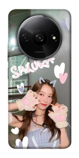 Чохол на Xiaomi Redmi A3 Sakura - LE SSERAFIM фото 1 з 1