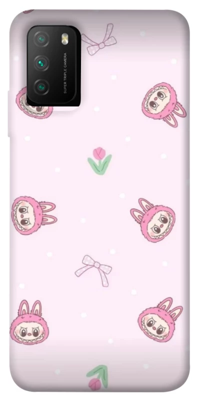 Чохол на Xiaomi Poco M3 Labubu Flower фото 1 з 1