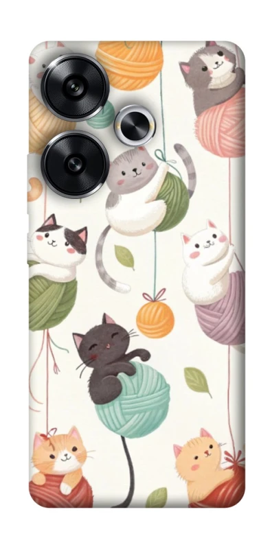 Чохол на Xiaomi Poco F6 Funny Kittens фото 1 з 1