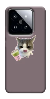 Чохол на Xiaomi 14 Pro cat matcha фото 1 з 1