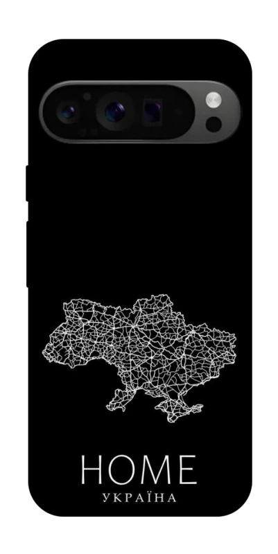 Чохол на Google Pixel 9 Pro Ukraine black map фото 1 з 1